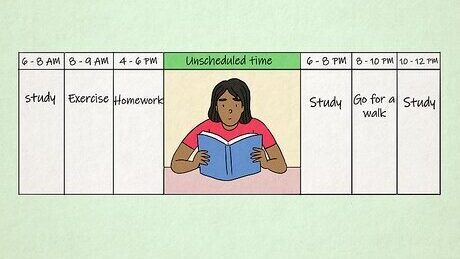 Study schedule for college freshmen