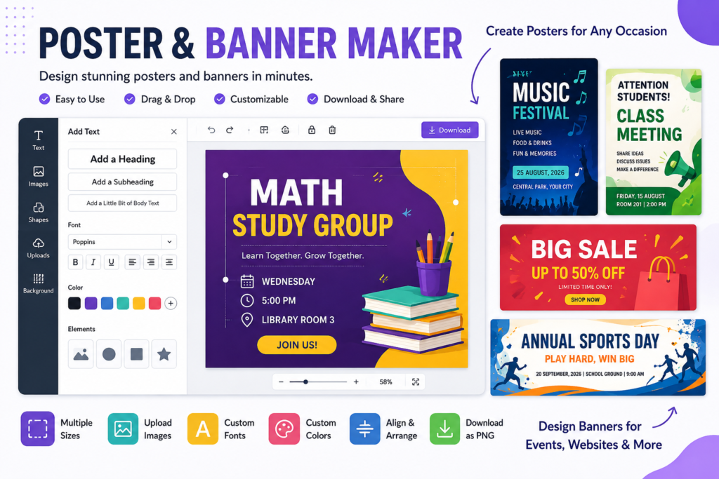 Poster and Banner Maker