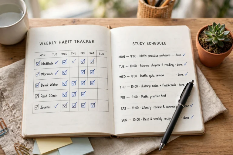 How to Stick to a Study Schedule (Without Burning Out)